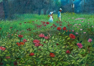 風景や動植物を描いた作品の展示で生命の輝きを感じさせる「松沢真紀油絵展」