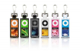 カラフルステッチのiPod nano 4th用キャリングケース