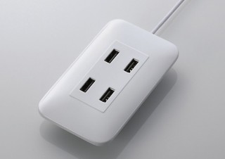 家庭用コンセントのようなUSBハブ