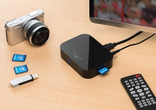 サンワ、PC不要で動画や写真をテレビで再生できるメディアプレーヤーを発売