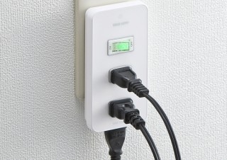 サンワ、壁コンセントに直接挿せる集中スイッチ付きデザインタップを発売