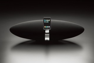 流線型が美しい高音質iPod用スピーカー
