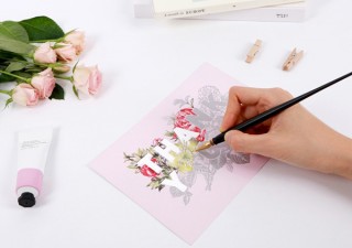 ラゴデザイン、アートの“削る”技法で完成させられる「スクラッチメッセージポストカード」を発売