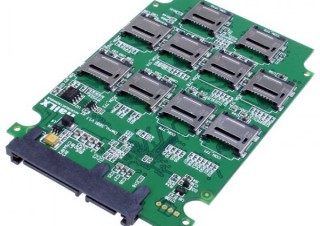 上海問屋、microSDカードを集めてSATAドライブとして使える変換アダプタを発売