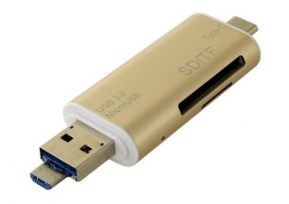 上海問屋、Type-CやmicroUSBにも対応した3in1のUSBカードリーダーを発売