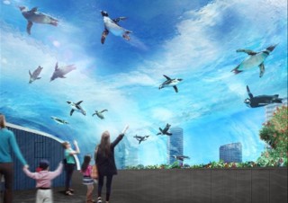 サンシャイン水族館、頭上をペンギンが泳ぎダイブする屋外エリアを7月12日オープン
