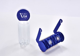 電通など3社、世界最小級のスマホVRゴーグル「Micro VR Kit」を発表