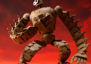 シータを助けたポーズもできる！57カ所以上可動のフルアクション、ラピュタロボット兵登場