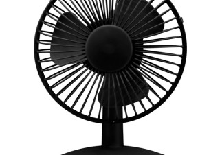 グリーンハウス、最強クラスの風速を実現したUSB首振り扇風機を発売