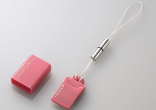 携帯電話に付けて持ち運べるメモリリーダ・ライタ