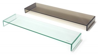 アーキサイト、ディスプレイを2台設置できる強化ガラス製ロングスタンドを発売