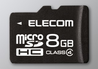 変換アダプタ不要のmicroSDHCカード