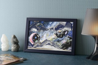 日成貿易、松本零士氏がデザイン監修したサンドアート「Galaxy ZERO‐零‐」を発売
