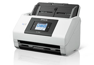 エプソン、タッチパネルを搭載したネットワーク対応スキャナーを発売