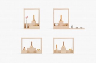 モジュールお仏壇「いのり箱」、須弥壇をブロックのように組み合わせるデザイン