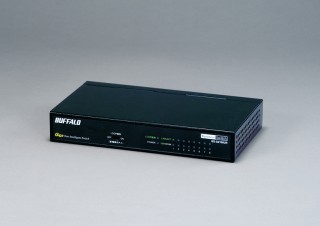 全ポートGiga対応レイヤー2ノンインテリジェントスイッチ