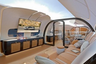 飛行機の天井から空が見える！エアバスが「ビジネスジェット」の新デザイン発表