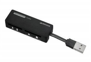 ケーブルが収納できるカードリーダ・ライタ