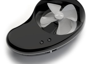 風力や太陽で充電できるポータブルUSBバッテリ