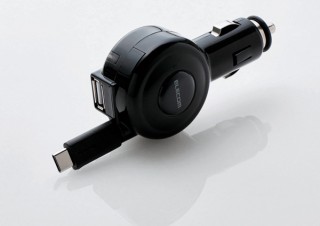 エレコム、USB Type-Cコネクタを搭載したシガーチャージャー3製品を発売