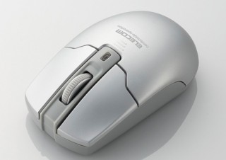 ワイヤレス方式採用の6色カラーマウス