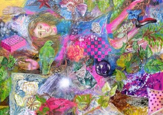 世界への賛歌を表現したペインティング作品を2部構成で紹介する後藤友香氏の個展「世界への冒険」