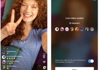 Instagram、見逃したライブビデオをストーリーズで「リプレイ」可能に