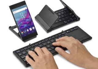 JTT、タッチパッドを搭載したマルチデバイス対応の2つ折りキーボード「Bookey touch」を発売