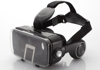 エレコム、ヘッドホンや巻き取り式イヤホンを内蔵したVRグラス2製品を発売