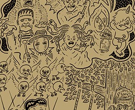 イラストレーター鈴木裕之氏の個展「CHAOTICほんがらかRELAXIN’混沌」がスタート