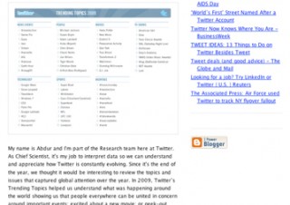 Twitter 2009年度の注目キーワードランキング発表