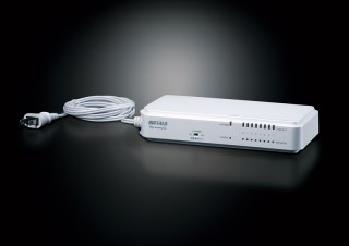 静音・小型の法人向け8ポートGigaスイッチ