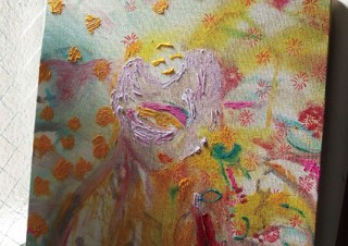 新しい人物画を目指して制作に取り組む若手美術作家の寿司みどり氏による個展「光と反吐」