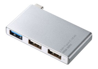 サンワ、Type-C対応でUSB 3.0と2.0の計3ポートを搭載した混合USBハブを発売