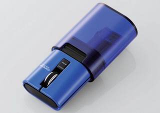 エレコム、伸縮式で携帯しやすいBluetoothマウス「CAPCLIP」を発売