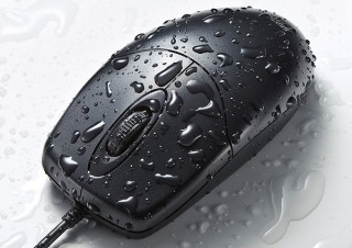 サンワサプライ、汚れたら水で洗える静音防水マウス「MA-IR131BS」を発売