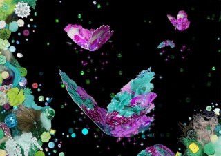 増田セバスチャン氏によるモネにインスパイアされた巨大インスタレーション作品が9月3日まで展示中