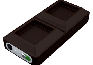 チョコレートを模したiPod shuffle 3Gケース