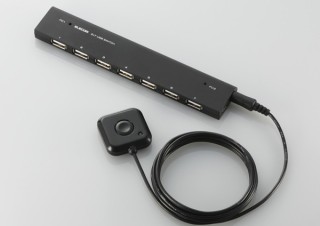 USB機器7台を共有できるPC切替器