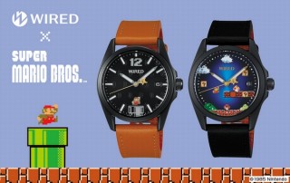 文字版がスーパーマリオのドット世界な腕時計、WIREDから限定発売