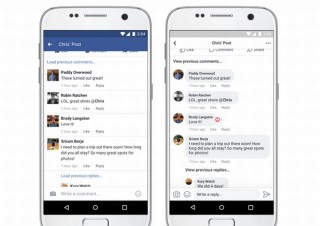 FacebookとInstagram、コメントのスレッド表示などUIの視認性を高める変更