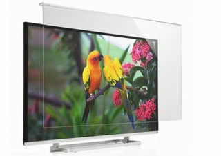 サンワサプライ、大型液晶テレビに簡単設置できる「液晶テレビ保護パネル」発売