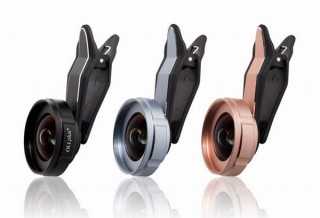 スマホに取り付けてワイド120°やマクロ撮影が可能になる「セルカレンズ」