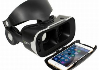 上海問屋、没入感がアップする「スマホ用 ヘッドホン一体型3D VRゴーグル」発売