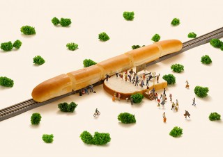 「ひよっこ」のタイトルバックも担当したミニチュア写真家の田中達也氏の展覧会が開催