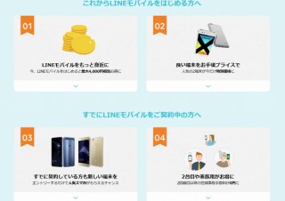 LINEモバイル、1周年記念に新規で4000円相当お得や人気端末割引などのキャンペーン実施