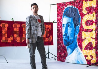 ルーク・ヘインズ氏やモダンキルト作家10名の作品を展示する「今、モダンキルトの時代展」