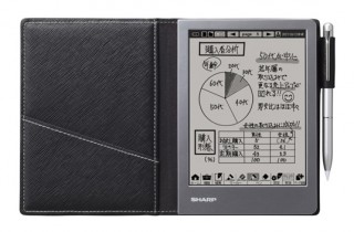 シャープ、手書きノートとスケジュール帳を保存できる電子ノートを発売