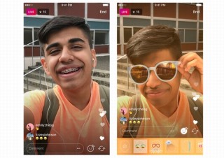 Instagram、ライブビデオの最中に子猫に変身したり加工も可能な「フェイスフィルター」導入