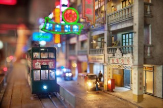 香港の街並みや風物詩が12分の1のサイズで緻密に再現された「香港ミニチュア展」